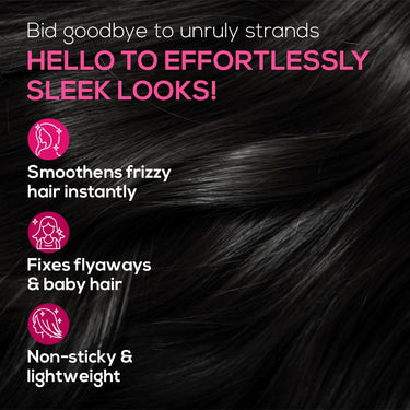 RENEE Frizz Free Hair Finishing Stick - Anti Frizz Hair Wax Stick Wand For Flyaway Hairs, Non-Sticky & Greasy Hair Fix Gel, Anti Flyaways & Baby Hair, Use As Hair Setting Spray, Biotin & Rosemary 15ml